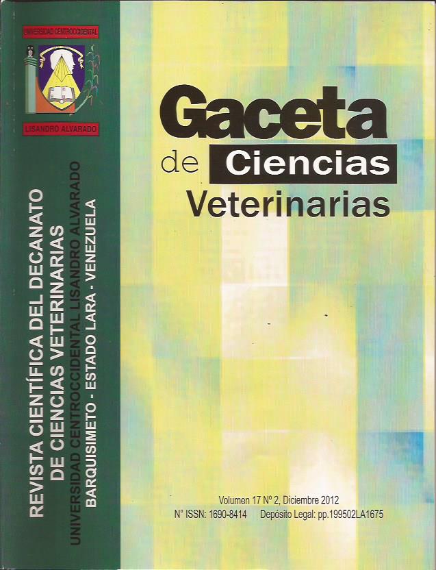 Gaceta de Ciencias Veterinarias
