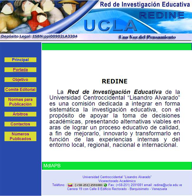 Revista: Red de Investigación Educativa (REDINE)