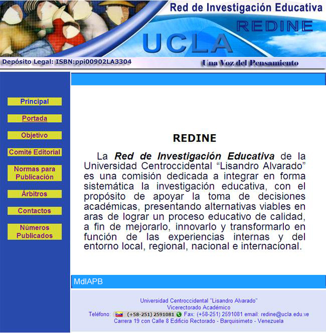 Revista: Red de Investigación Educativa (REDINE)