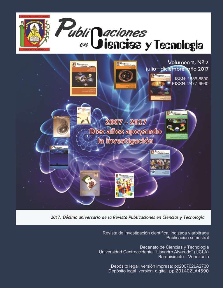 Publicaciones en Ciencias y Tecnología Vol 11 Nro 2  2017