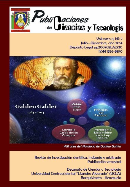 Publicaciones en Ciencias y Tecnología Vol 8 Nro 2 años 2014