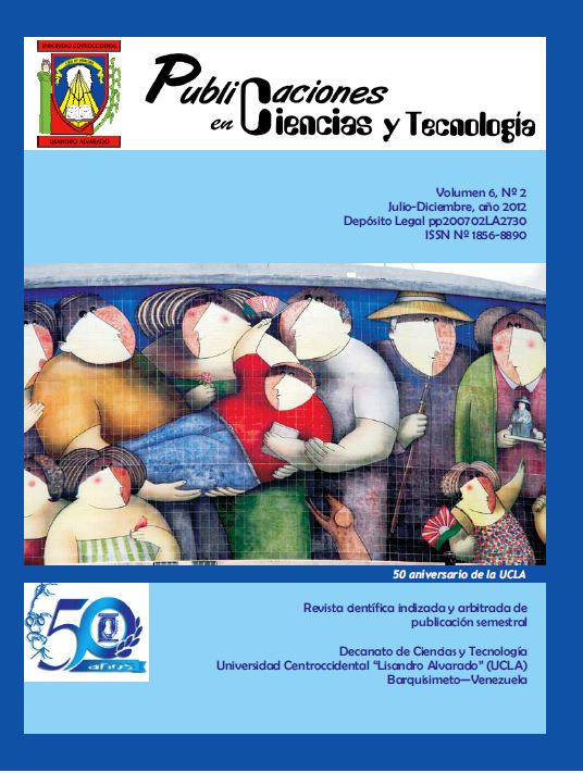 Publicaciones en Ciencias y Tecnología Vol 6 Nro 2 2012