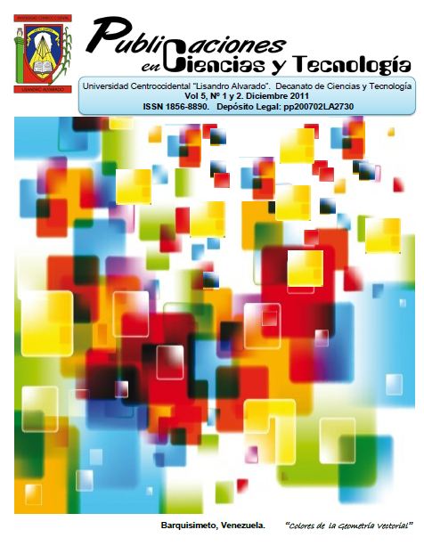 Publicaciones en Ciencias y Tecnologia Vol 5 nro 2 año 2011