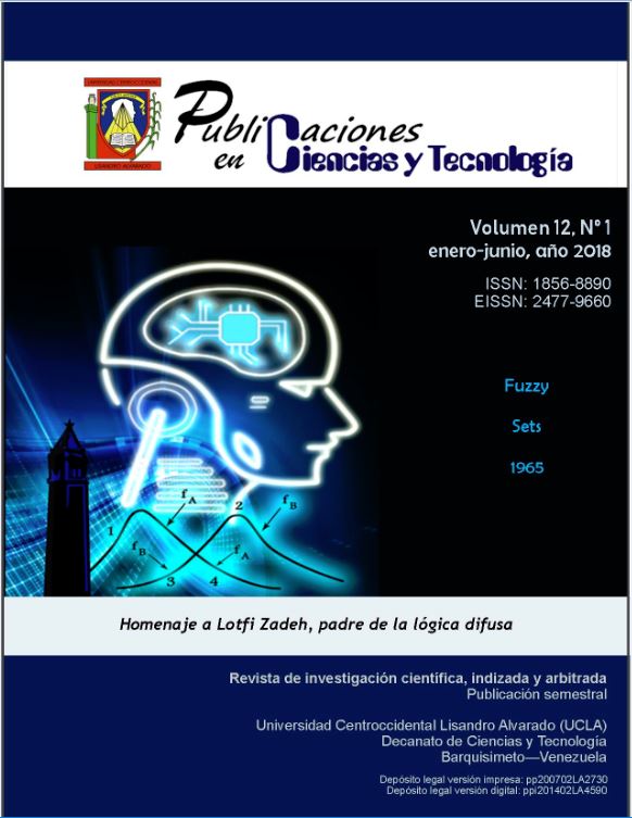 Publicaciones en Ciencias y Tecnologia Vol 12 nro 1 año 20189