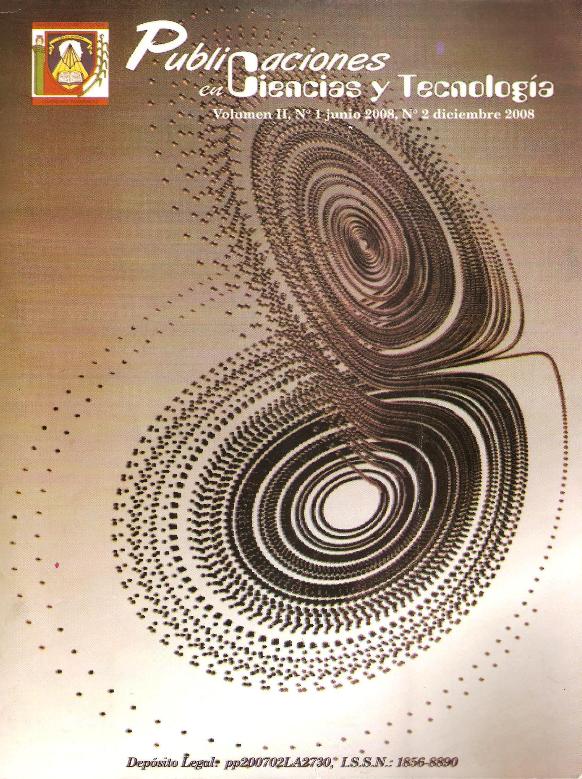 Publicaciones en Ciencias y Tecnología Vol 2 Nro 1 2008