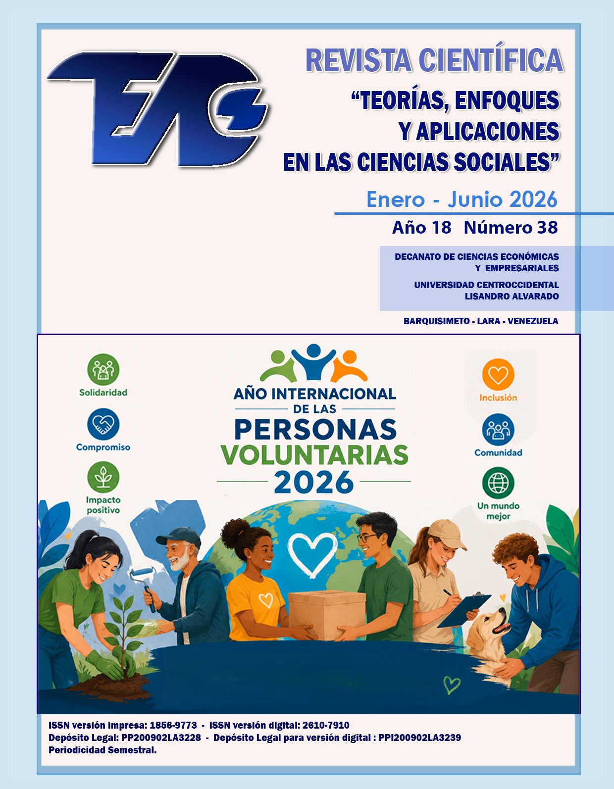 					Ver Vol. 18 Núm. 38 (2026): enero - junio
				